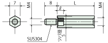 PEEK spacer(Hexagonal type)