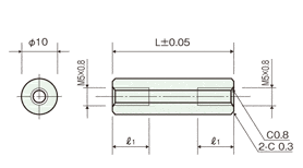 Ceramic spacer(Hollow tube)