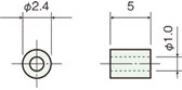 Ceramic spacerDrawing