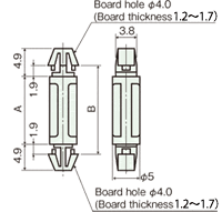 One-touch spacer / WN-C 【Hirosugi-Keiki Co.,Ltd.】