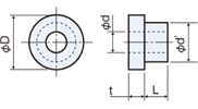 Ceramic bushingDrawing